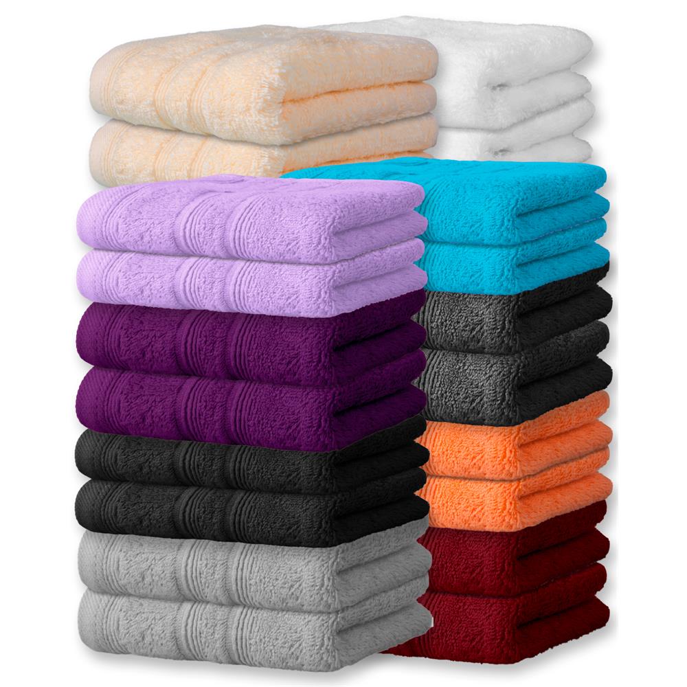 600 Qualität Frottee Handtuch weiß Set Duschtuch Bettwaren, Heimtextilien, Capri und CelinaTex Sichtschutz, Sonnensegel Haushalt creme g/m² 6-tlg.