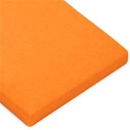 CelinaTex Topper Spannbettlaken Baumwolle Casca orange 180x200-200x220