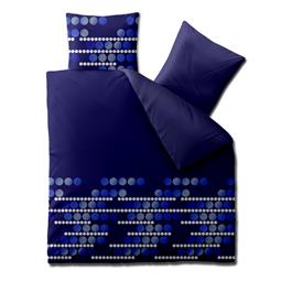 aqua-textil Concept Bettwäsche Garnitur Mikrofaser Reißverschluss 200x200 Kosmea
