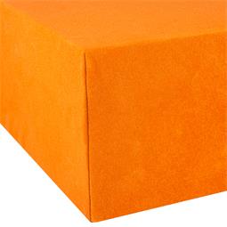 Spannbettlaken Wasserbett Boxspringbett Baumwolle 90x200-100x220 Exclusiv orange