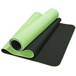CelinaSun Fitnessmatte Gymnastik Yoga mit Tragegurt TPE 183x61x0,8 dunkelgrau/grün