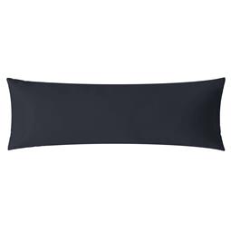 aqua-textil Kissenbezug Mako Satin Marken-Reißverschluss Luxury 40x145 dunkelblau