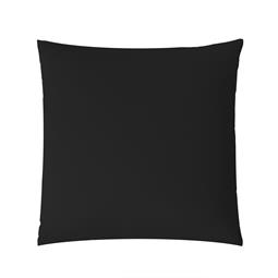 aqua-textil Kissenbezug Mako Satin Marken-Reißverschluss Luxury 45x45 schwarz