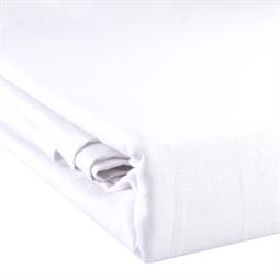 aqua-textil Bettlaken Linon ohne Gummizug Noblesse XXL 240x290 weiß