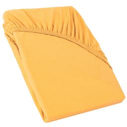 CelinaTex Spannbettlaken Topper Baumwolle Perla mais gelb 180x200 - 200x200