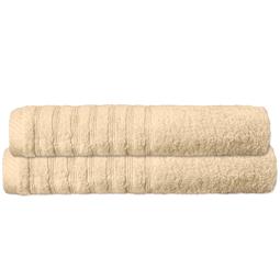 CelinaTex Handtuchset Baumwolle Frottee Pisa beige 1x 70x140 + 1x 80x200