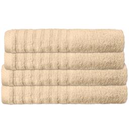 CelinaTex Handtuchset Baumwolle Frottee Pisa beige 2x 70x140 + 2x 80x200
