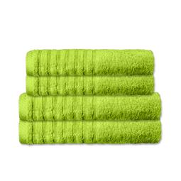 CelinaTex Handtuchset Baumwolle Frottee Pisa grün 2x 70x140 + 2x 80x200