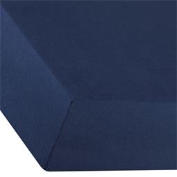 Spannbettlaken Baumwolle Premium 180x200-200x220 dunkel blau