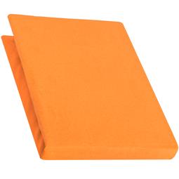 aqua-textil Spannbettlaken Baumwolle Jersey 90x200-100x220 Pur orange