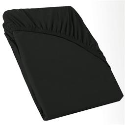 CelinaTex Spannbettlaken Baumwolle Relax Doppelpack schwarz 90x200 - 100x220