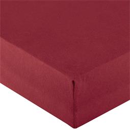 aqua-textil Spannbettlaken Wasserbett Jersey Royal XL 200x220-220x240 cm bordeaux rot