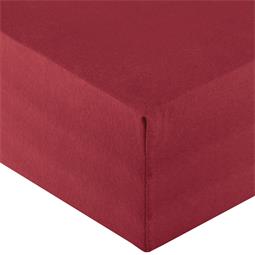 aqua-textil Spannbettlaken Wasserbett Jersey Royal 180x200-200x220 cm bordeaux rot