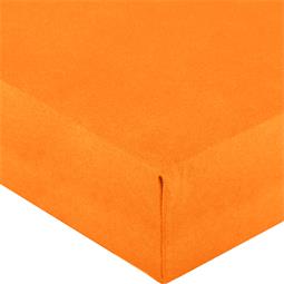 aqua-textil Spannbettlaken Wasserbett Jersey Royal 120x200-130x220 cm orange