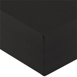 aqua-textil Spannbettlaken Wasserbett Jersey Royal Doppelpack 90x200-100x220 cm schwarz
