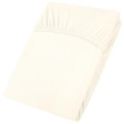 aqua-textil Spannbettlaken Baumwolle Jersey Viana 180x200-200x200 weiß
